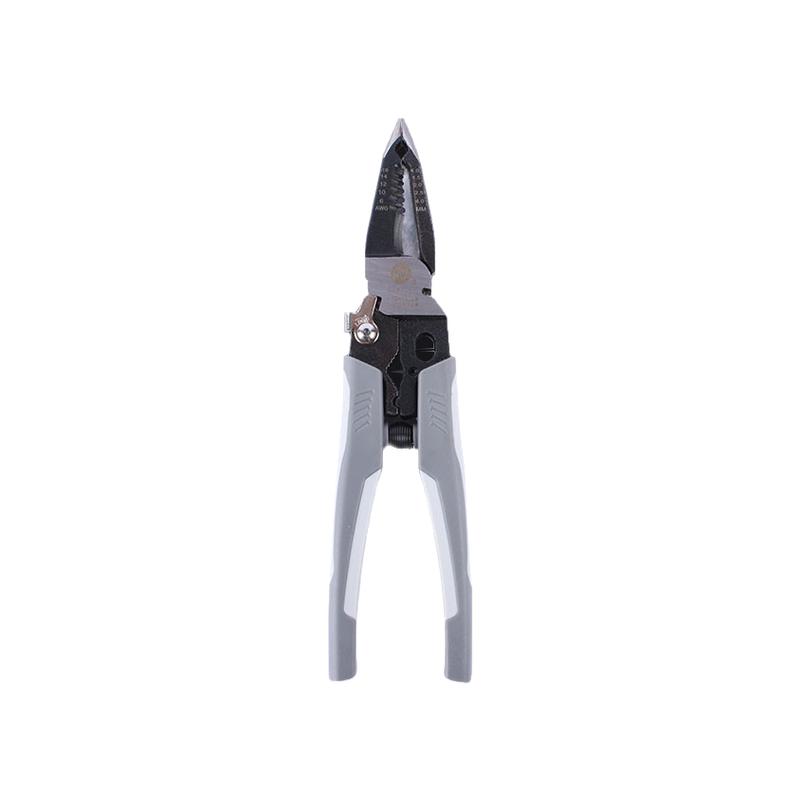 9合1多功能电工钳子日本福冈剪线拔线钳专用工具分线扒皮钳剥线钳