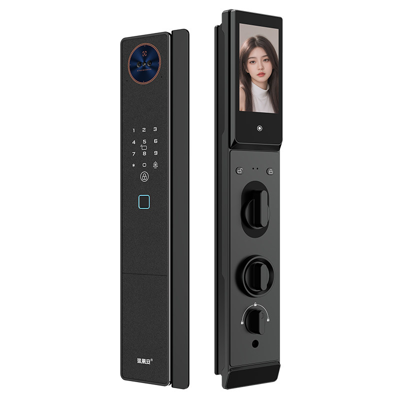 3D人脸可视掌静脉电子锁全自动智能门锁密码锁小峰管家监控指纹锁
