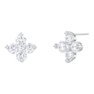 G XIAOXIAO【星絮四叶】法式气质百搭四叶花耳环新年礼物 B7H55