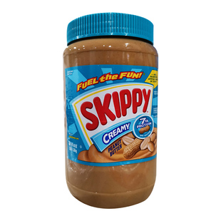美国skippy四季宝粗颗粒花生酱1.36kg轻食早餐伴侣火锅蘸料涂面包