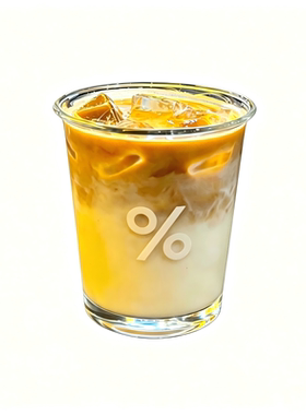 韩国现货阿卡比拉ACARABI%百分号咖啡杯牛奶杯无铅玻璃果汁新宿杯
