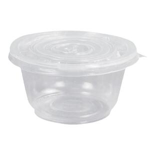 一次性碗食品级家用结婚加厚塑料带盖商用耐高温圆形饭店饭菜加热