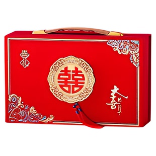 彩礼钱盒子订婚现金礼金箱收钱箱带锁手提结婚专用聘礼盒用品大全