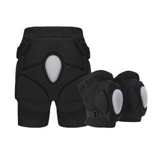 冷山雪具狗斯基儿童XRD滑雪护具3D硅胶护具护甲儿童青少护臀护膝