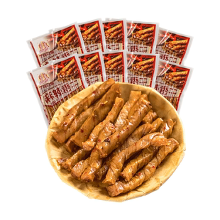 克拉古斯麻辣香干辣条片休闲小零食儿时回忆手撕相思豆干卷皮面筋