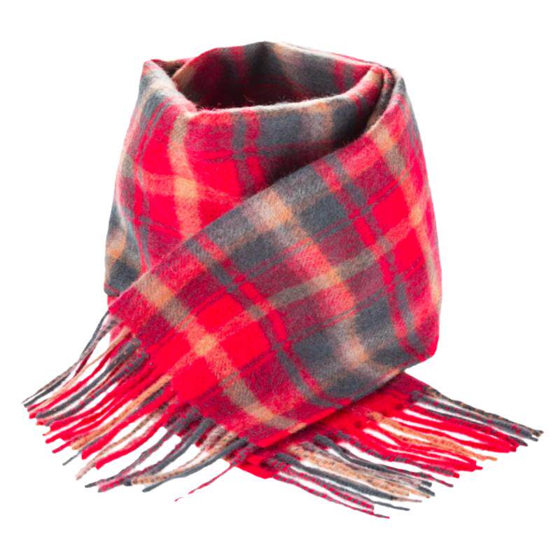 Edinburg英王妃同款圣诞格纹围巾