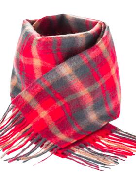 Edinburg英王妃同款圣诞格纹围巾