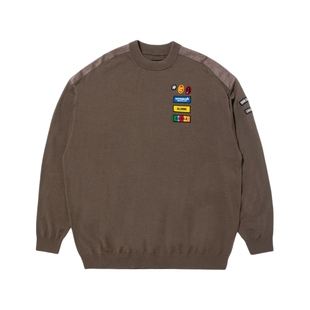 BAPE BY KAZUKI KURAISHI联名男装25年秋冬图案圆领毛衣901201P