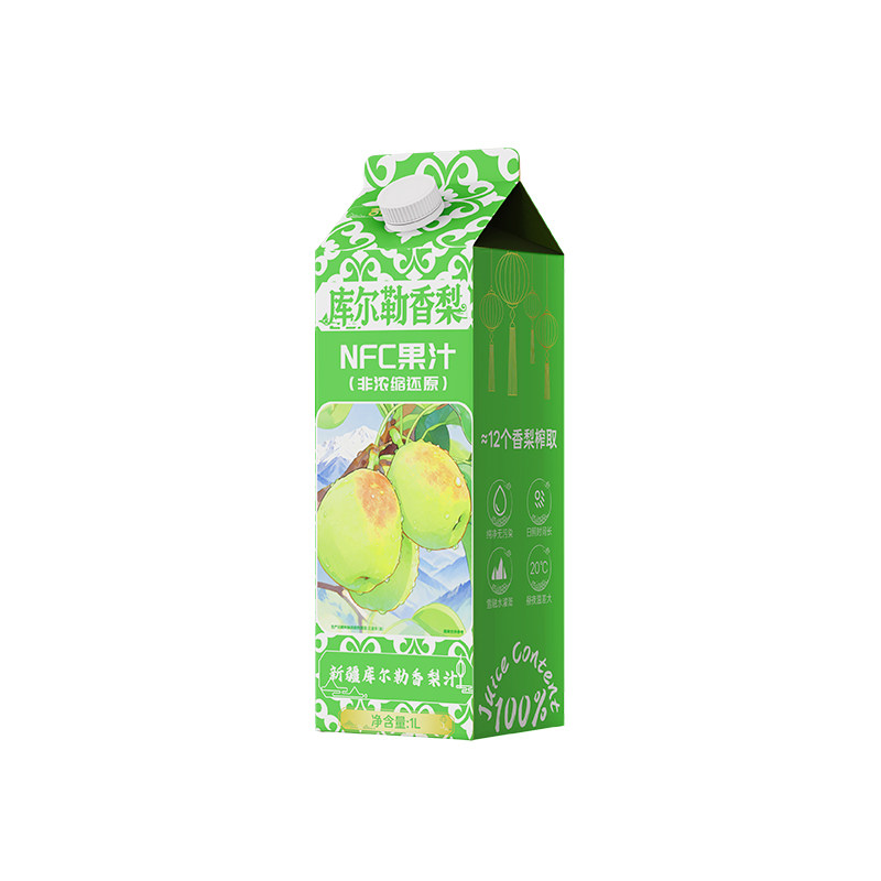 吉翔新疆苹果汁香梨汁100%NFC