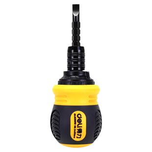 得力棘轮两用螺丝批刀一字十字梅花起子三向高扭力螺丝刀五金工具