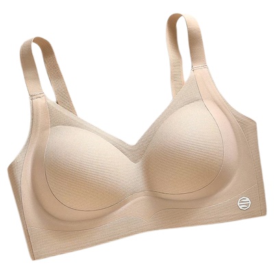 正品无痕内衣女小胸聚拢收副乳舒适胸罩隐形肤色粉底液美背文胸女