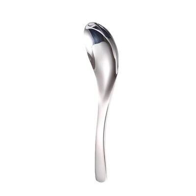 304不锈钢勺子家用汤勺加厚小勺子盛饭勺汤匙儿童咖啡勺不绣钢