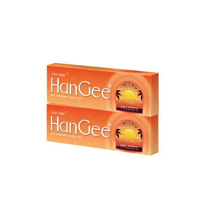 HanGee狗狗眼美瞳日抛大直径14.5隐形眼镜正品官网10片棕色带度数