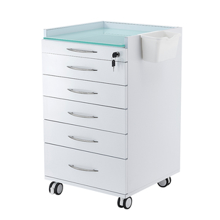 不锈钢牙科移动边柜口腔诊所美容医疗收纳专用组合柜子护士小推车
