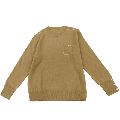 圆领女士羊毛衫100纯羊毛妈妈衣