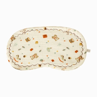 新生婴儿纯棉纱布平枕云片枕头宝宝吐奶巾枕头巾吸汗枕秋冬枕巾垫