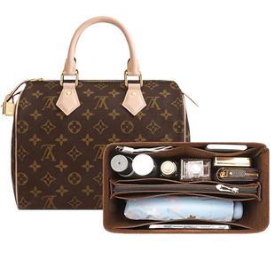 适用LV Speedy内胆包20 25 30nano绒面枕头包撑收纳包中包内衬袋