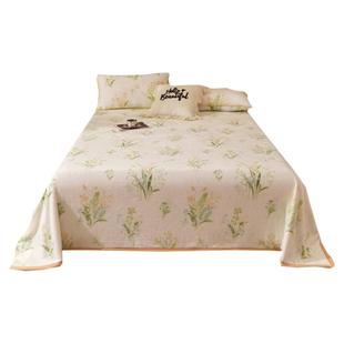 洁丽雅牛奶绒毛毯午睡办公室空调毯盖毯珊瑚绒沙发毯子床上用夏季