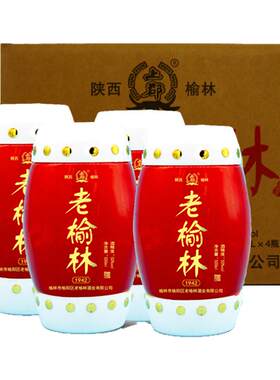 老榆林腰鼓酒整箱4瓶浓香型50度
