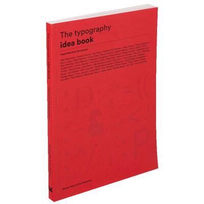 【预售】排版理念书:灵感来自50位大师英文平面设计进口原版书The Typography Idea Book:Inspiration from 50 Masters平装Steven