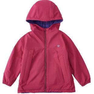 Q21儿童天仙配加绒外套2024秋冬新款男童女童户外软壳防水外套潮