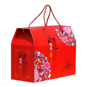 干果包装盒吉祥大礼年货送礼通用干货海鲜手提节日特产礼品盒订制