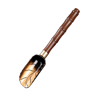 香炉专用香灰勺香灰铲子香灰清理工具佛堂香灰铲实木手柄香灰勺子