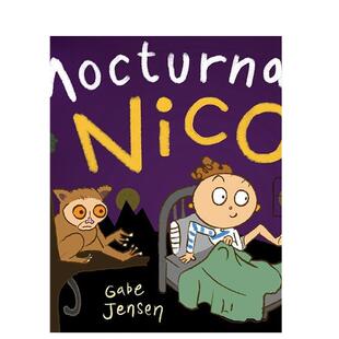 【预售】夜行的尼科英文儿童绘本虚构类Jensen Gabe进口原版书精装3岁-6岁Nocturnal NicoFamilius
