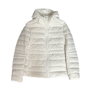 鹅家~鼎尖三星溯源90安心白鹅绒！轻量防钻绒连帽排骨羽绒服外套