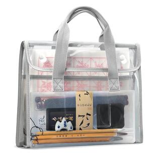 小学生防水补习袋补课包书法课手提袋书法包毛笔书法专用收纳工具套装收纳袋初学者美术国画用品袋子定制