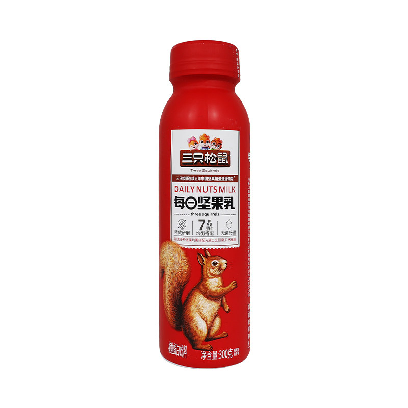 三只松鼠每日坚果乳300g/瓶