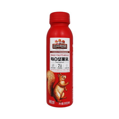 三只松鼠每日坚果乳300g/瓶
