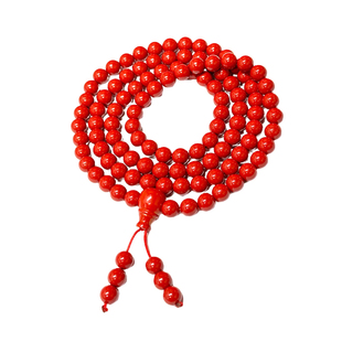 假一赔十朱砂佛珠手串108颗原矿紫金砂念珠本命年男女款平安礼盒