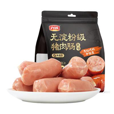 力诚无淀粉高肉含量烧烤火腿肠