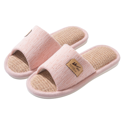 回力亚麻春夏季新款居家防滑拖鞋