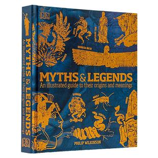 现货 DK百科 进口英文原版 神话与传说 Myths and Legends关于它们的起源和意义的图解指南 精装大开 经典神话图解科普 神话爱好者