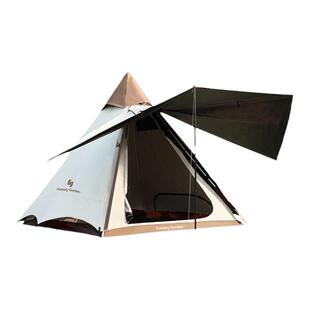 梦花园Fantasy Garden户外露营黑胶帐篷速开便携防晒防雨水野营帐