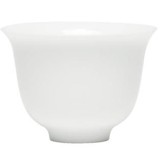 三勤堂白瓷茶杯红茶杯景德镇陶瓷品茗杯功夫茶具个人杯单杯简约风