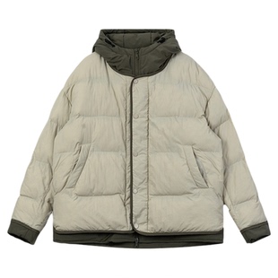 Basic House/百家好冬季新款短款羽绒服女保暖面包服小个子外套