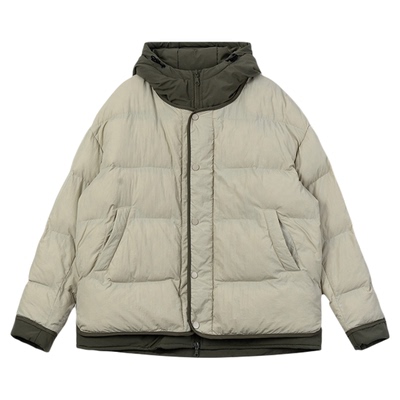 Basic House/百家好冬季新款短款羽绒服女保暖面包服小个子外套