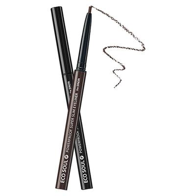 thesaem得鲜纤细防水眼线笔女黑