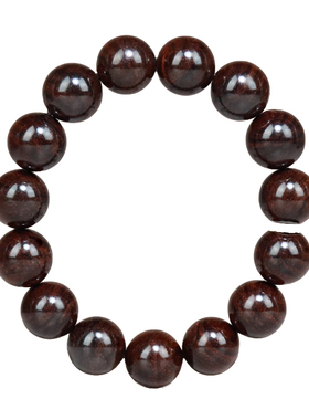 海南帝王紫油梨山水纹老料手串