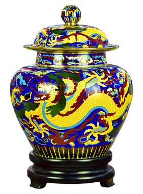 国器2019大龙罐》北京景泰蓝罐子