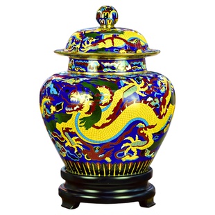 国器2019《大龙罐》北京景泰蓝花瓶罐子铜胎掐丝珐琅摆件高端礼品