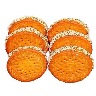 老式特产香酥芝麻手工南瓜饼早餐