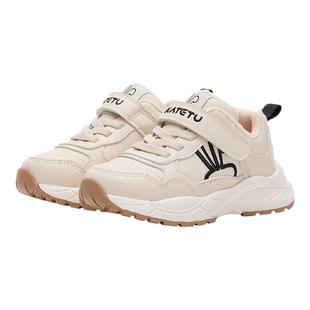 卡特兔童鞋儿童运动鞋2025冬季鞋子老爹鞋男童加绒保暖女童棉鞋