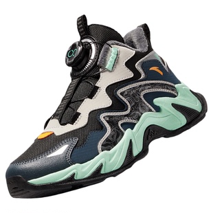 安踏儿童棉鞋男童二棉鞋子棉靴2025新款加绒加厚防滑运动鞋大童鞋