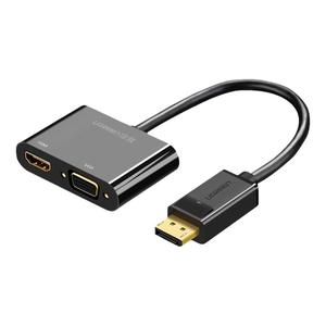 绿联 dp转vga/hdmi转换器电脑显卡接显示器displayport高清转接头