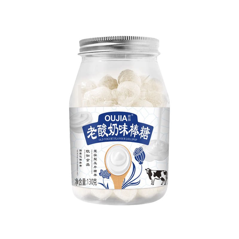 欧伽乳酸菌老酸奶棒棒糖儿童宝宝零食糖果无蔗糖不伤牙花束棒棒糖