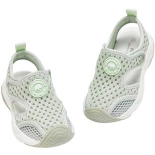 戴维贝拉女童凉鞋男童运动鞋网面夏季轻便透气宝宝童鞋儿童溯溪鞋